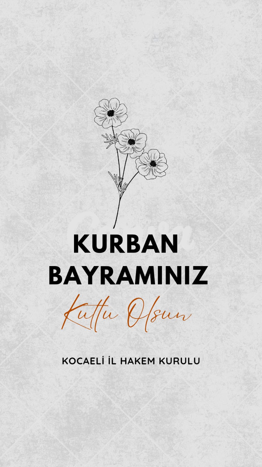 KURBAN BAYRAMINIZ KUTLU OLSUN